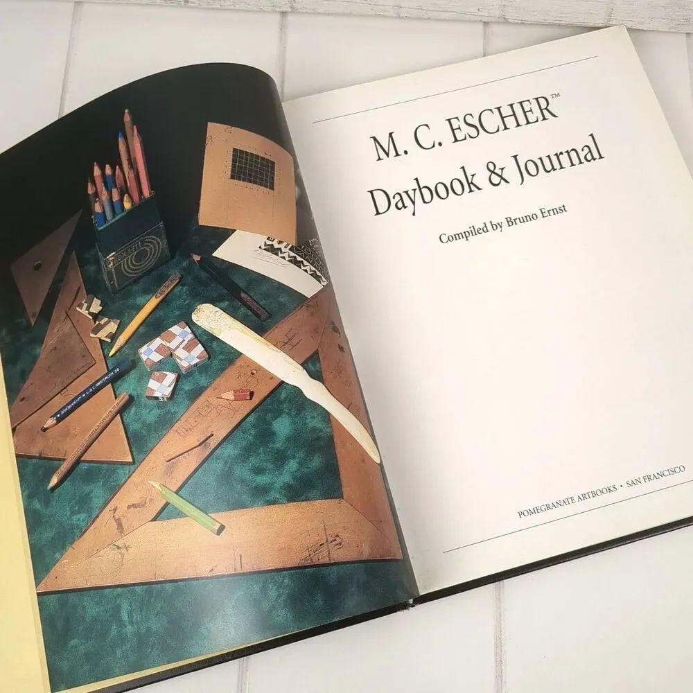 M. C. Escher Daybook & Journal Bruno Ernst 1995 Artbooks Good Condition Unused